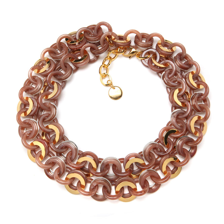 PONO Sea Chain Necklace Mocha Mist available at Barbara Katz