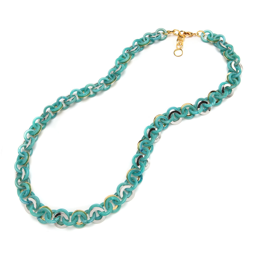 PONO Sea Chain Necklace Sardinia Sea available at Barbara Katz