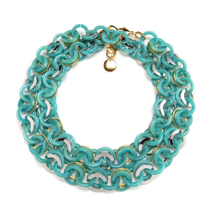 PONO Sea Chain Necklace Sardinia Sea available at Barbara Katz
