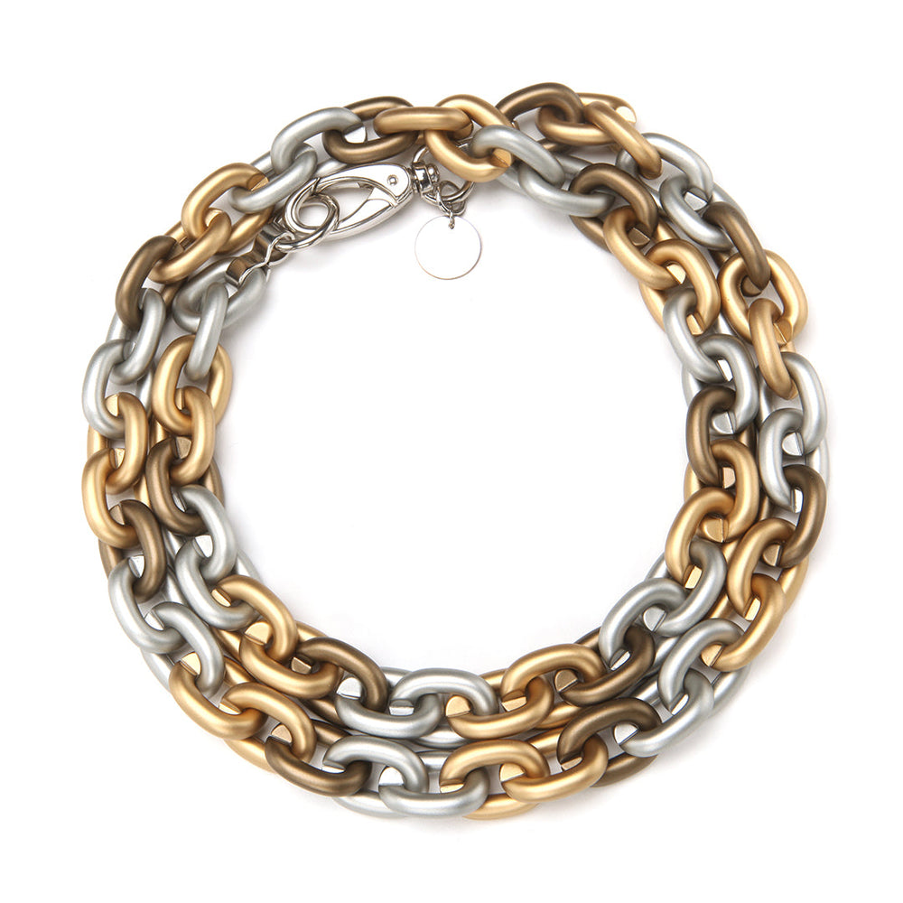 PONO Bike Chain Necklace in Zareen available at Barbara Katz