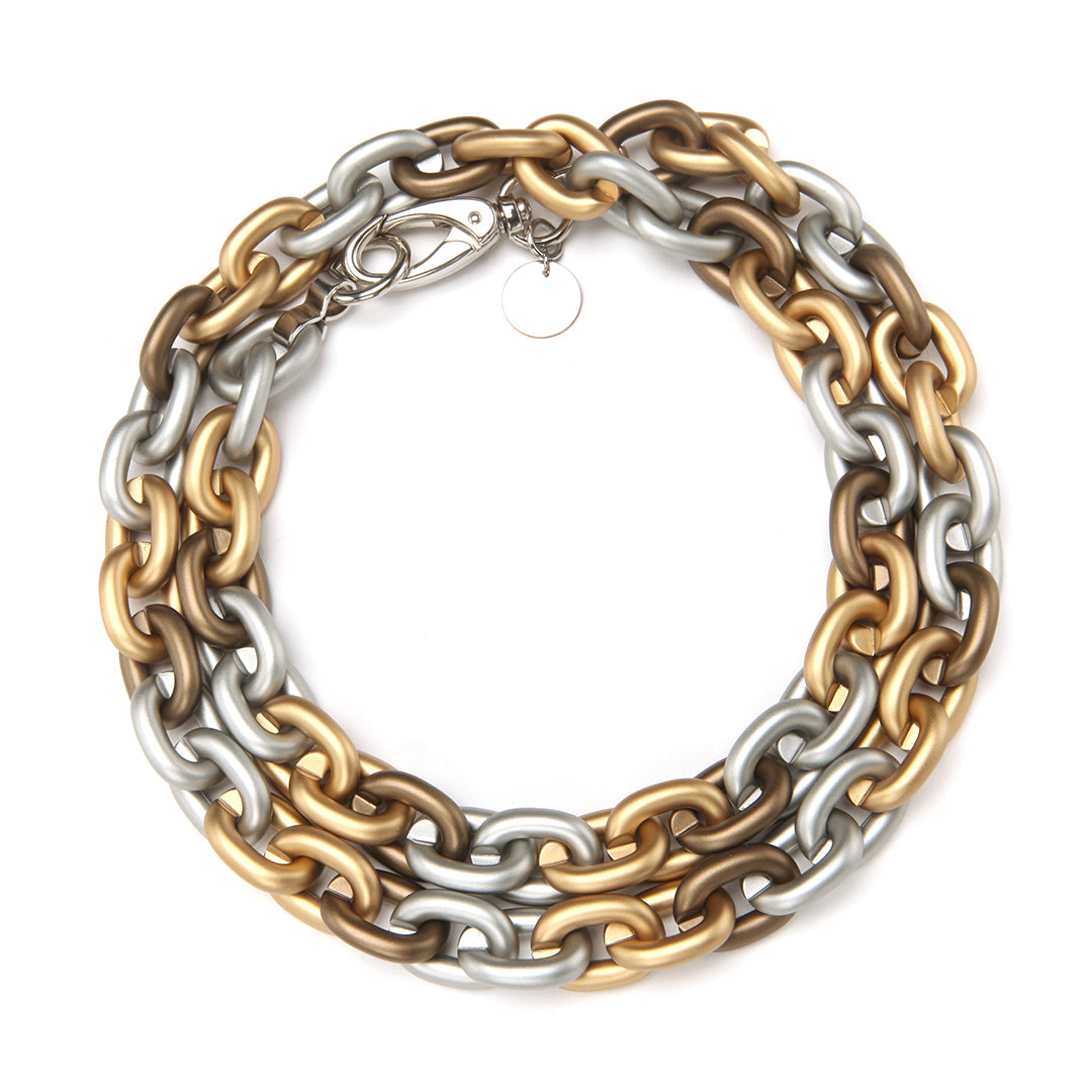 PONO Bike Chain Necklace in Zareen available at Barbara Katz