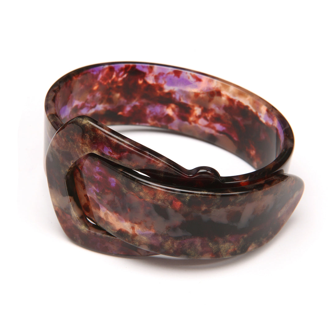 PONO Buckle Bracelet in Plum available at Barbara Katz