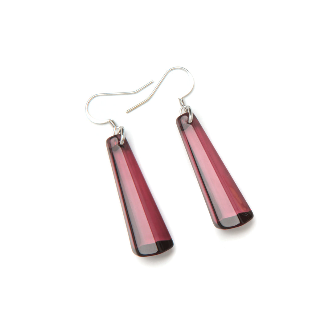 Pono Crystal Drop Earrings Cerise available at Barbara Katz