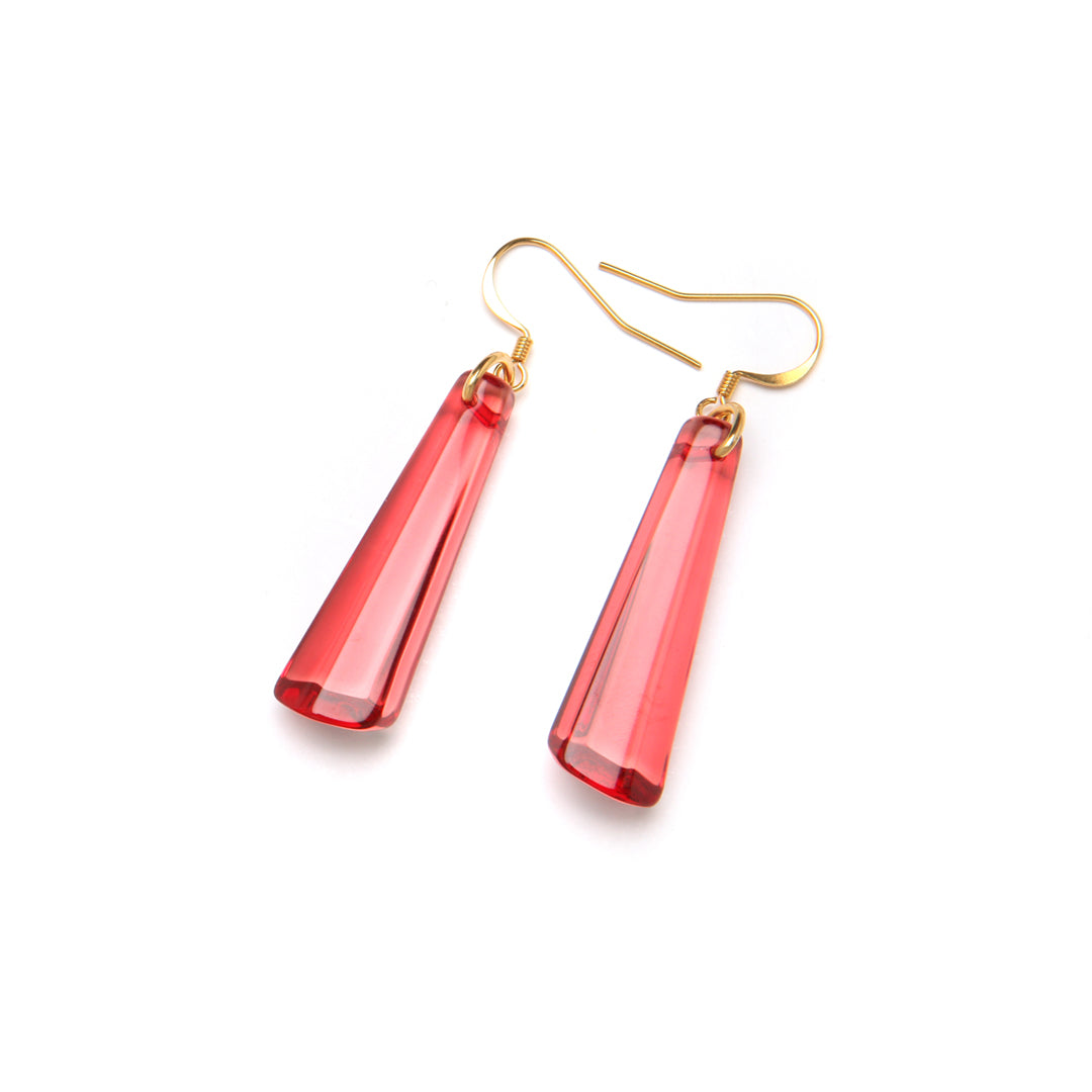Pono Crystal Drop Earrings Flame available at Barbara Katz