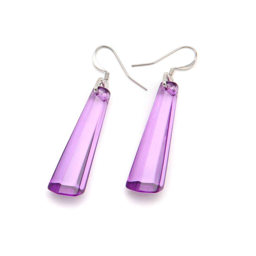 PONO Crystal Drop Earrings in Iris available at Barbara Katz