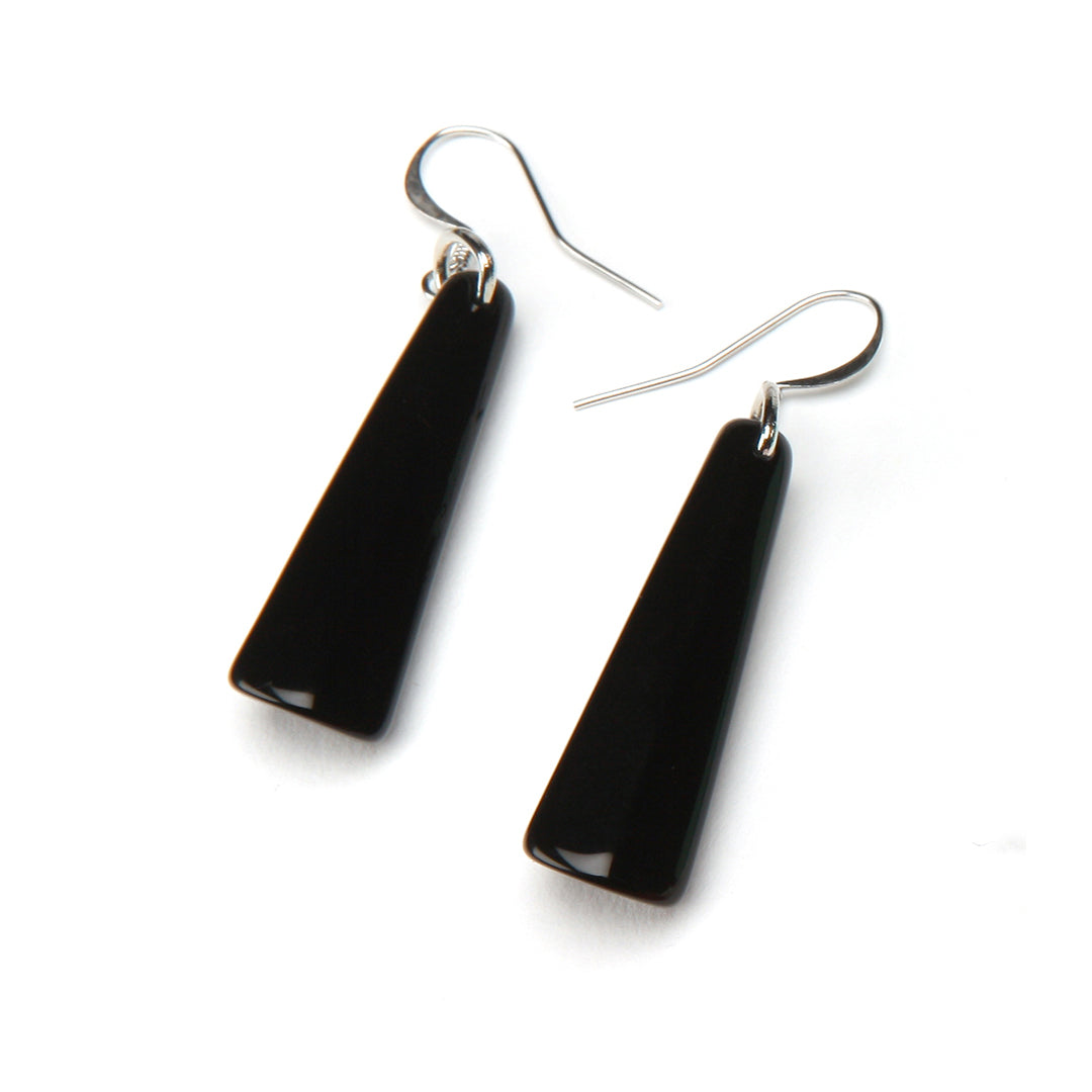 PONO Spectrum Drop Earrings in Jet available at Barbara Katz