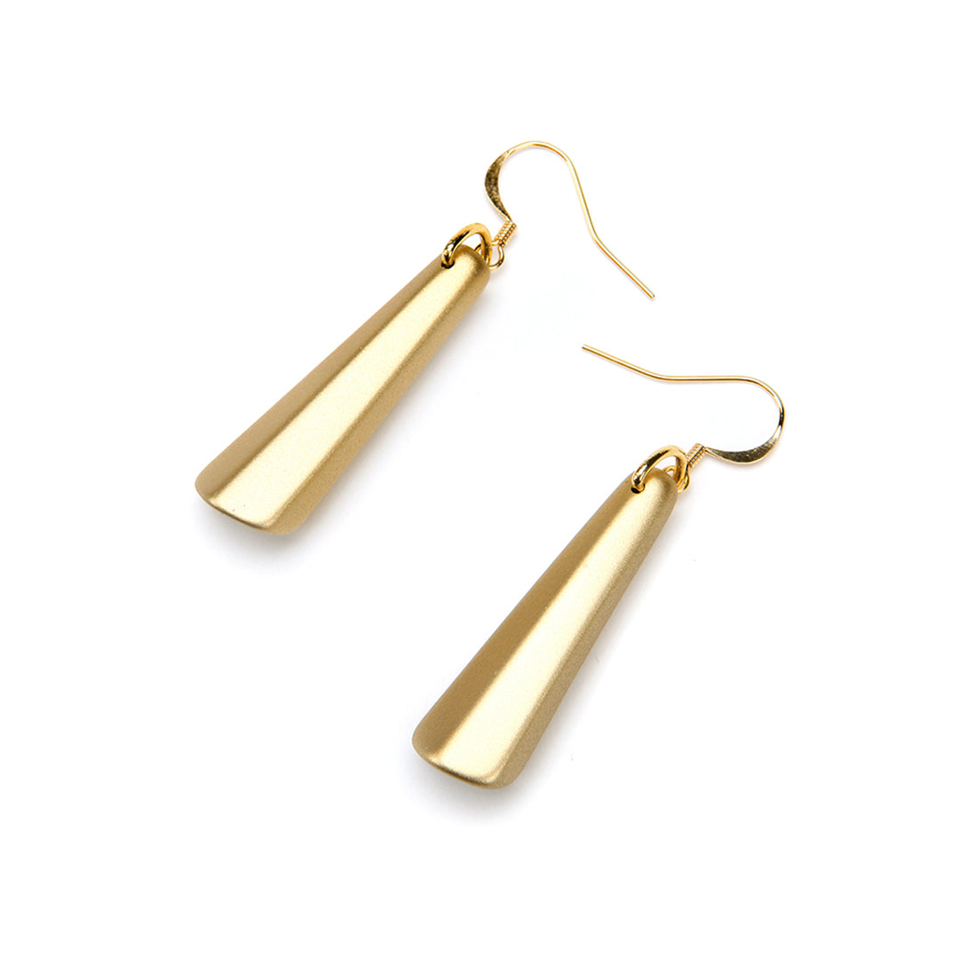 PONO Barile Drop Earrings Small in Gold available at Barbara Katz