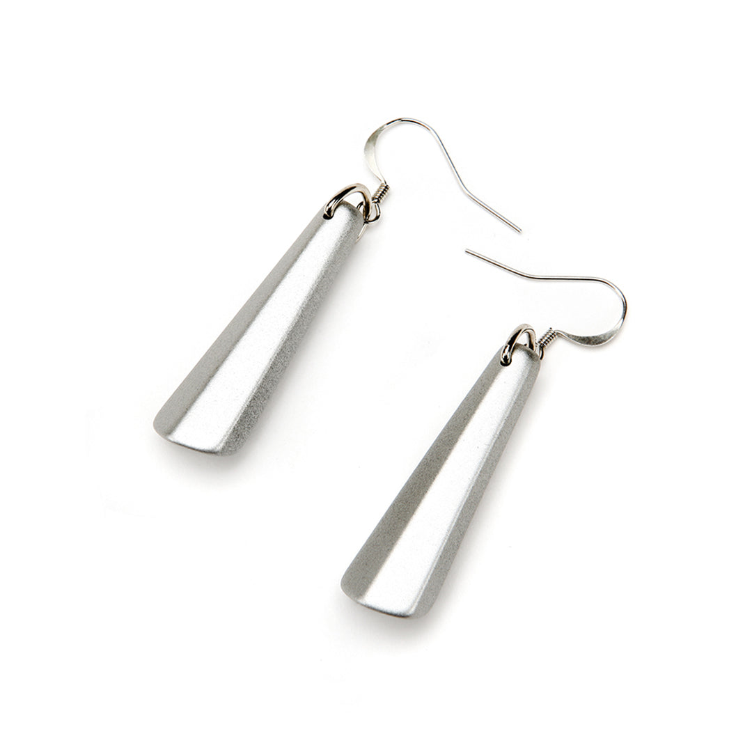 PONO Barile Drop Earrings Small in Silver available at Barbara Katz