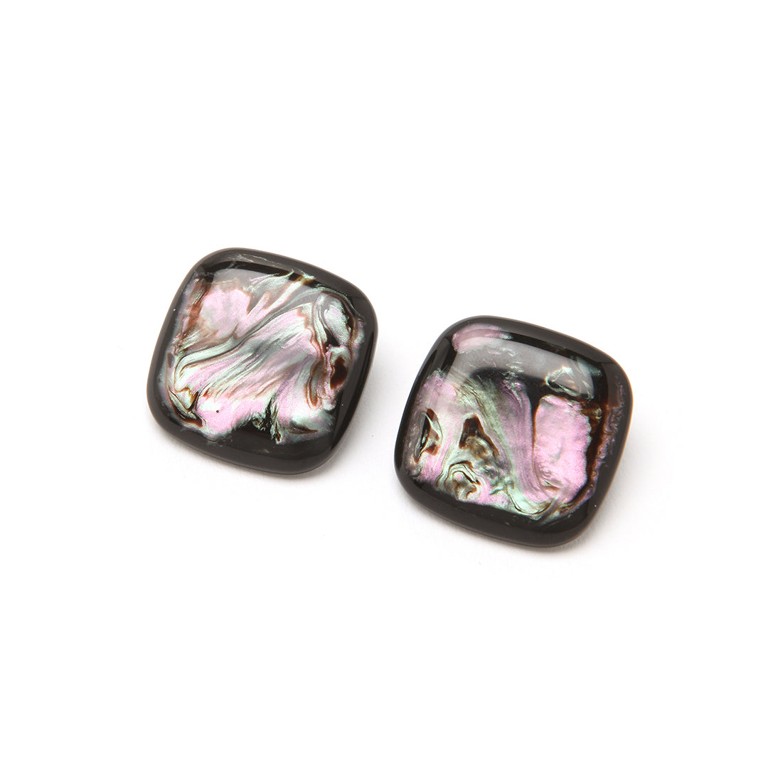 PONO Lara Clip Earrings in Black Pearl available at Barbara Katz