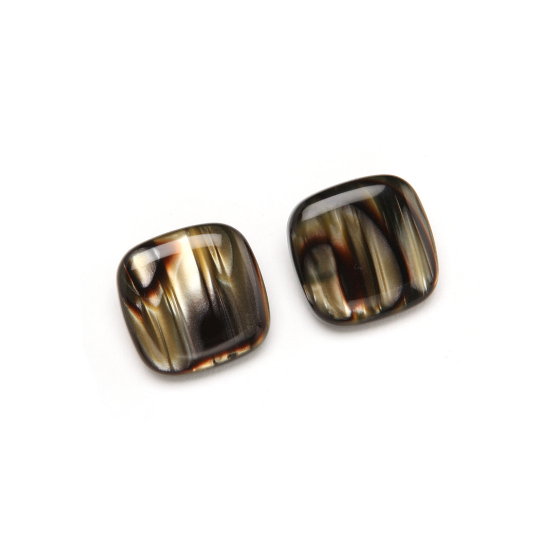 Pono Lara Clip Earrings Rainforest available at Barbara Katz