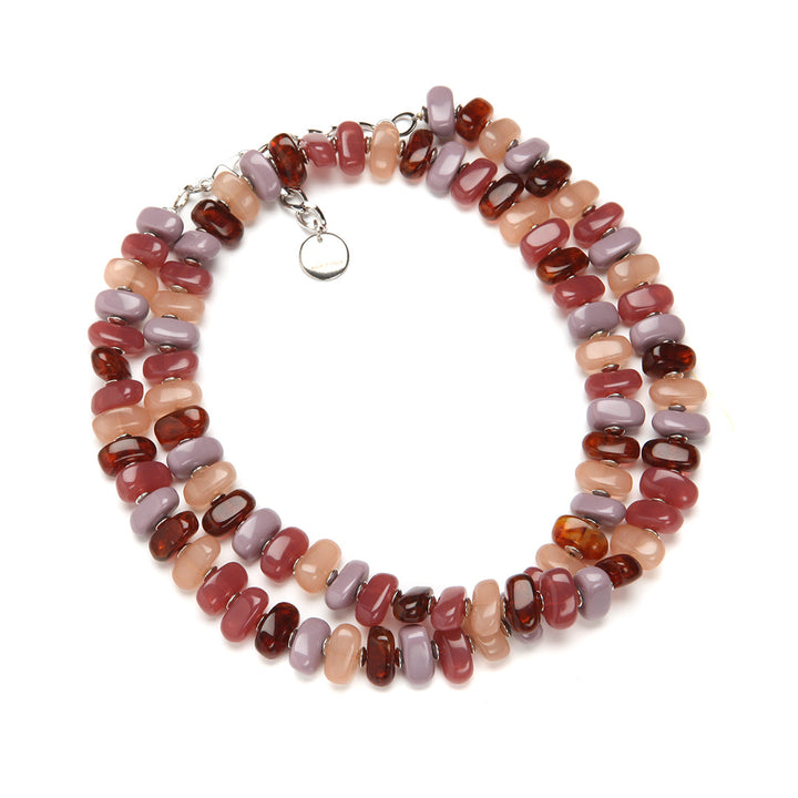 Pono Desi Necklace Mauve Mist available at Barbara Katz