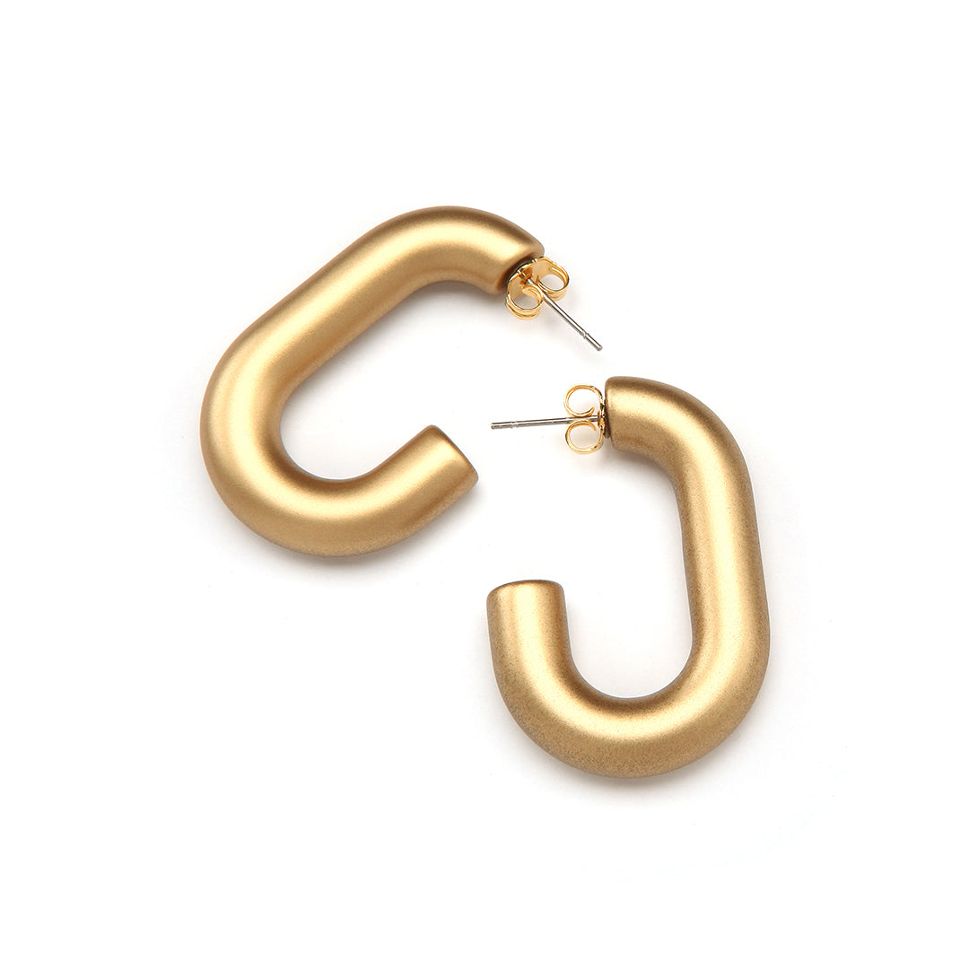PONO Mini Barile Margo Earring in Gold available at Barbara Katz