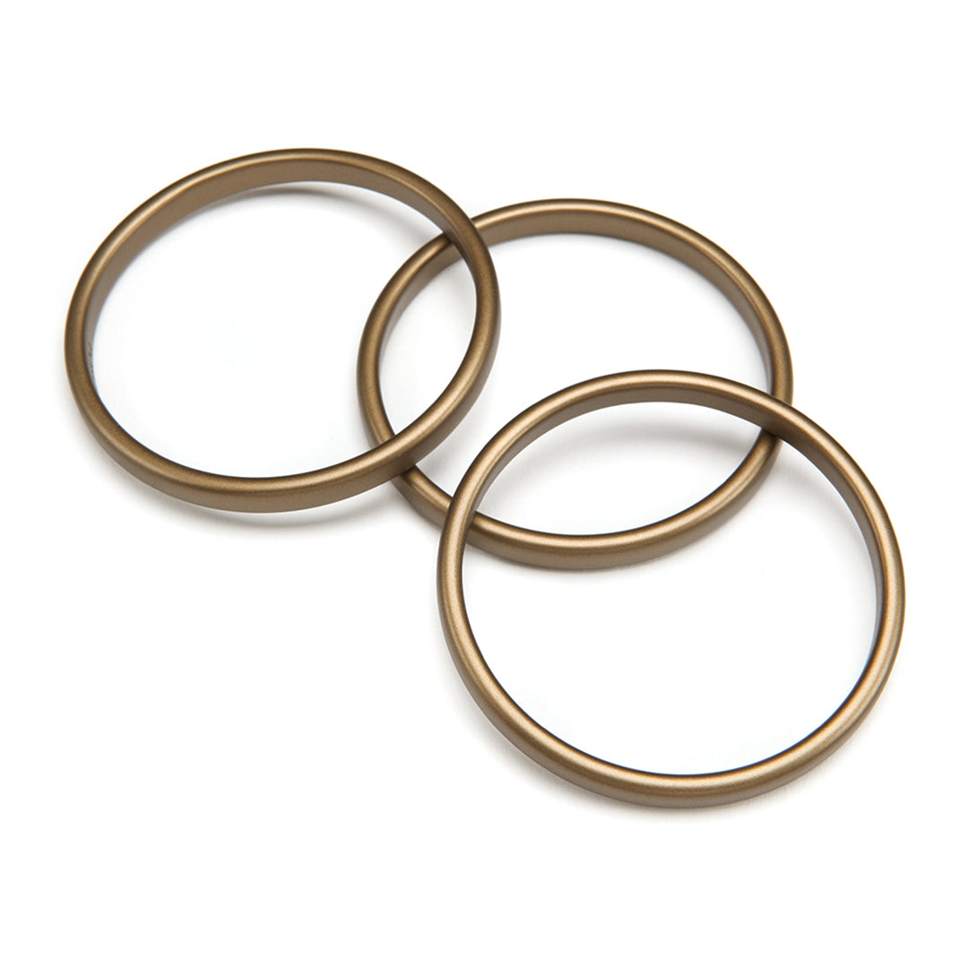 PONO Twiggy Barile Bangle Set of 3 in Brass available at Barbara Katz