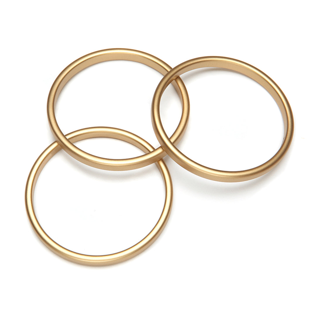 PONO Twiggy Barile Bangle Set of 3 in Gold available at Barbara Katz