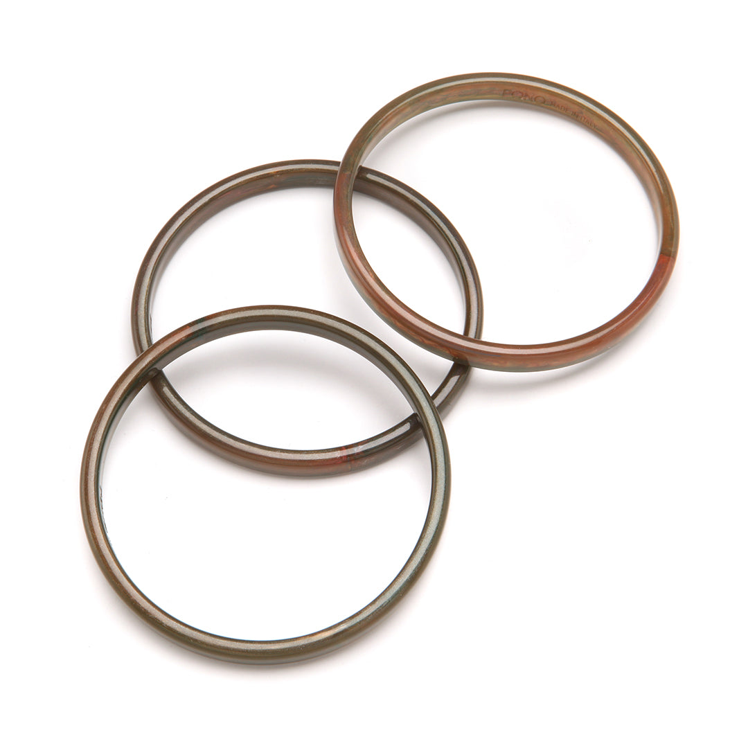 Pono Twiggy Bangle Set of 3 Copper available at Barbara Katz
