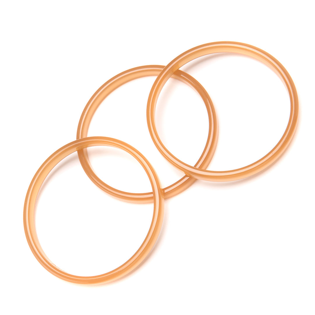 PONO Twiggy Bangle Set of 3 in Honey available at Barbara Katz