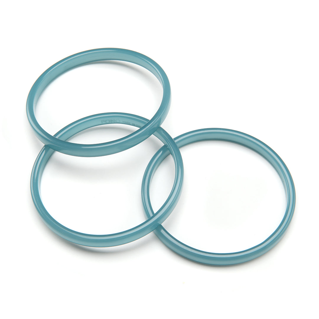 PONO Twiggy Bangle Set of 3 in Ocean available at Barbara Katz