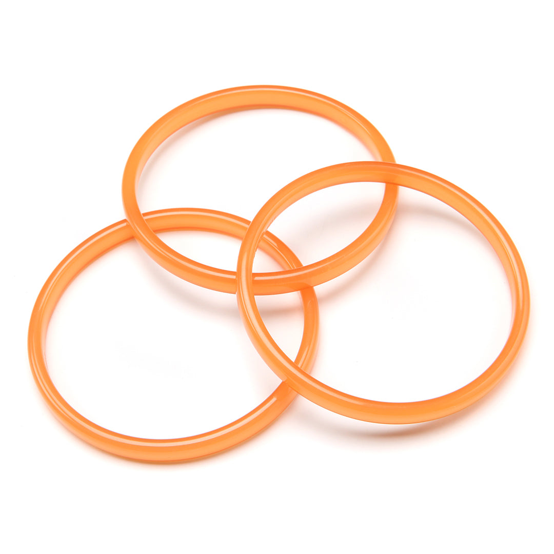 PONO Twiggy Bangle Set of 3 in Peach available at Barbara Katz