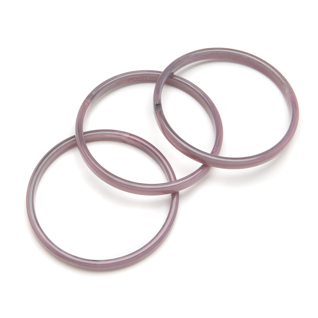 PONO Twiggy Bangle Set of 3 in Seagrape available at Barbara Katz