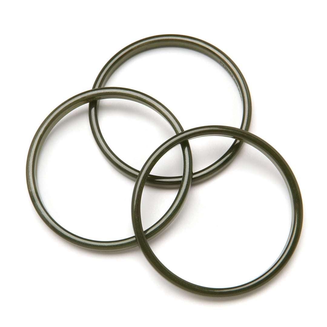 Pono Twiggy Bangle Set of 3 Seawood available at Barbara Katz