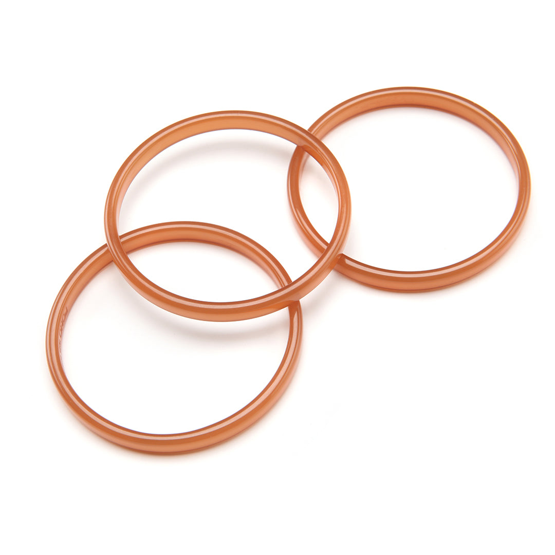 PONO Twiggy Bangle Set of 3 in Sundial available at Barbara Katz