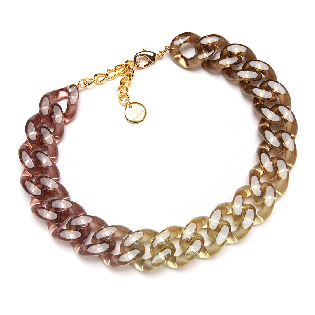 PONO Colette Plume Necklace in Mocha Mist available at Barbara Katz