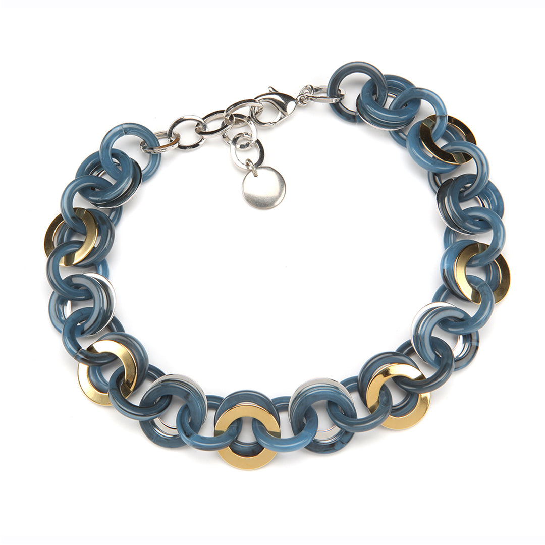 PONO Mini Sea Chain Necklace in Capri available at Barbara Katz