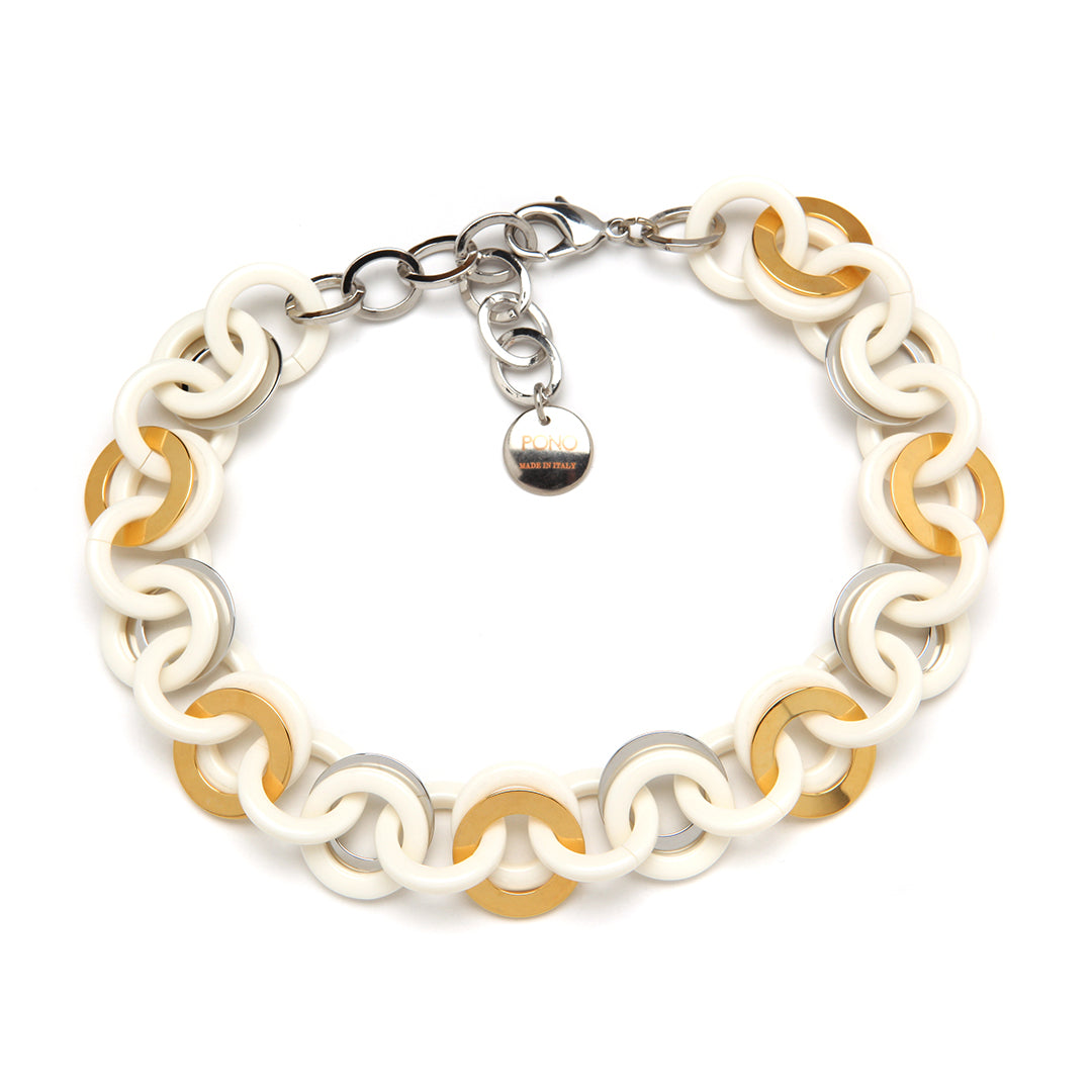 PONO Mini Sea Chain Necklace in Latte available at Barbara Katz
