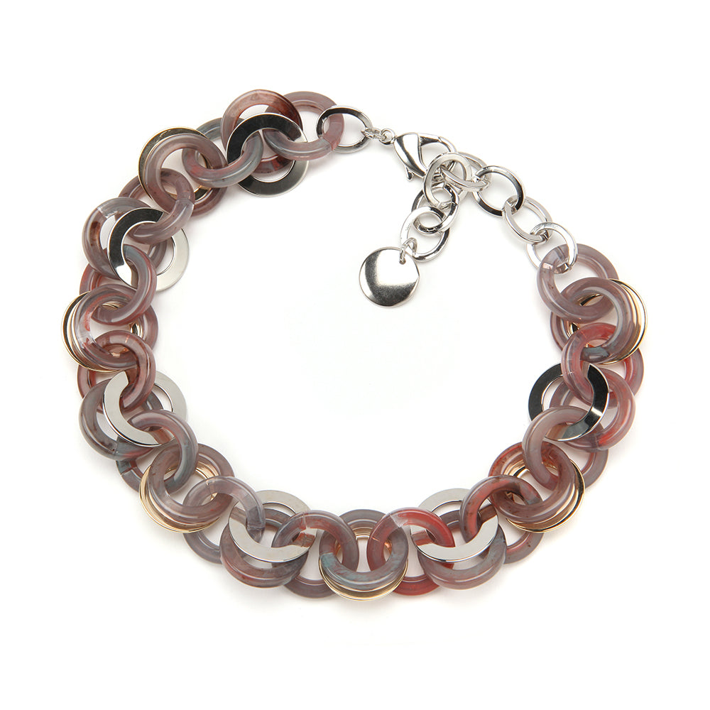 PONO Mini Sea Chain Necklace in Storm available at Barbara Katz