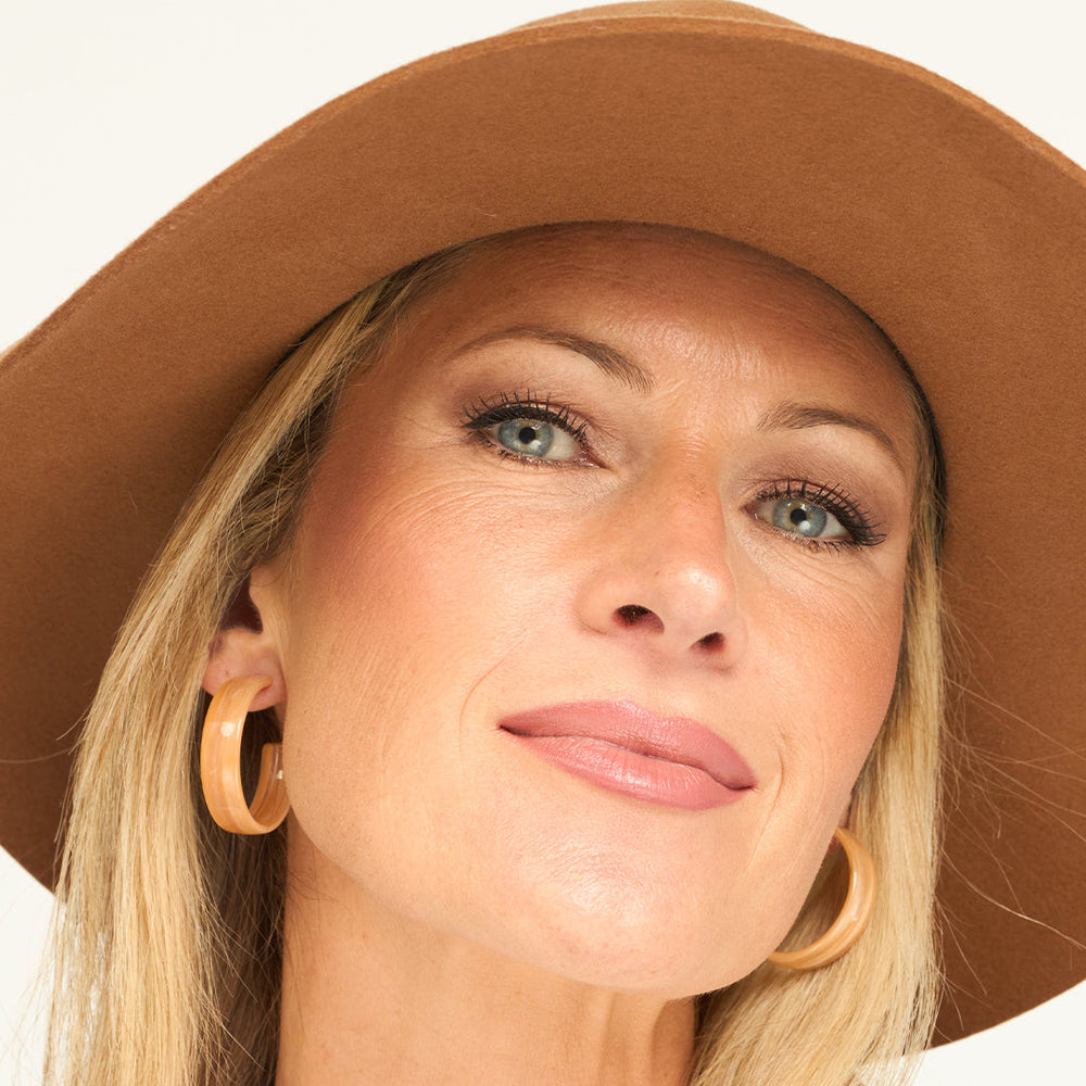 PONO Camille Earrings in Toffee available at Barbara Katz