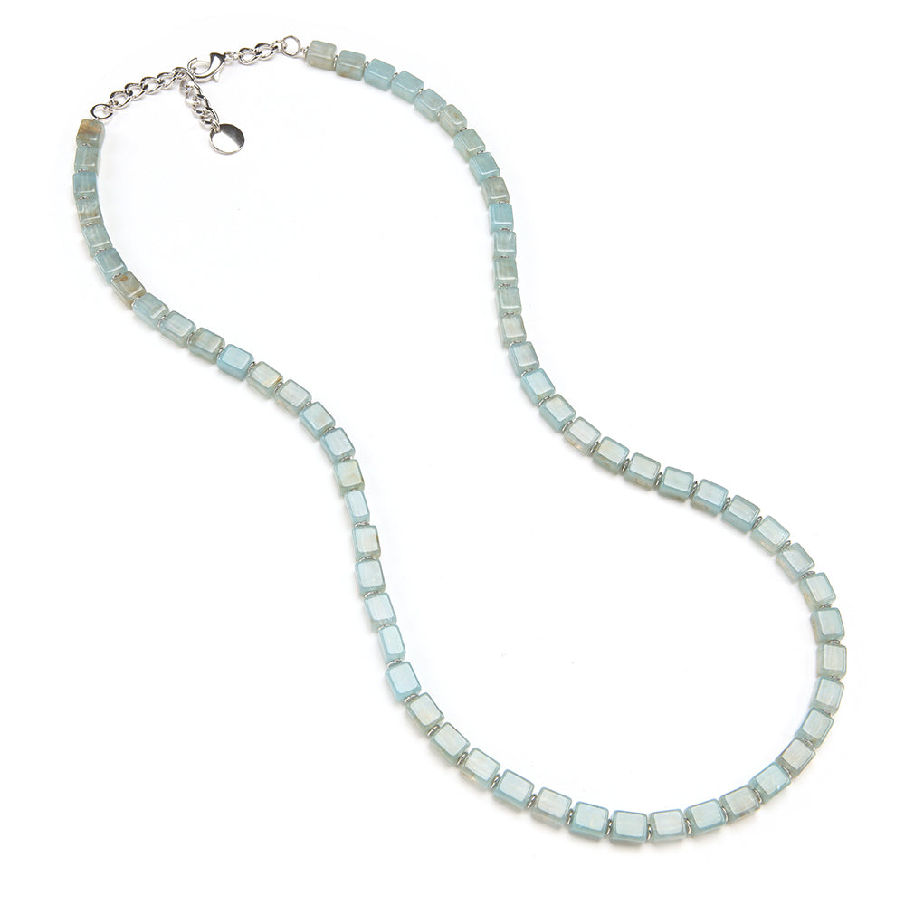 Pono Suzanna Resin Necklace Sky available at Barbara Katz