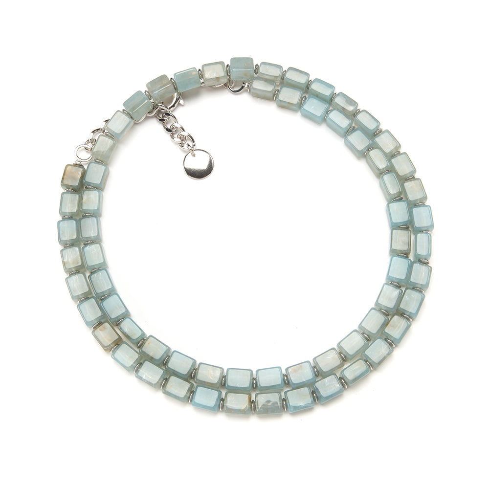 Pono Suzanna Resin Necklace Sky available at Barbara Katz