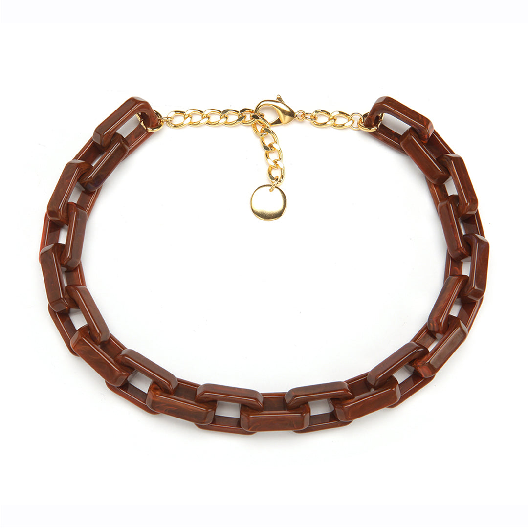 PONO Grazia Necklace in Oak available at Barbara Katz
