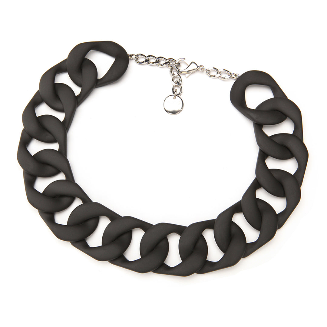 PONO Maria Barile Necklace in Matte Black available at Barbara Katz
