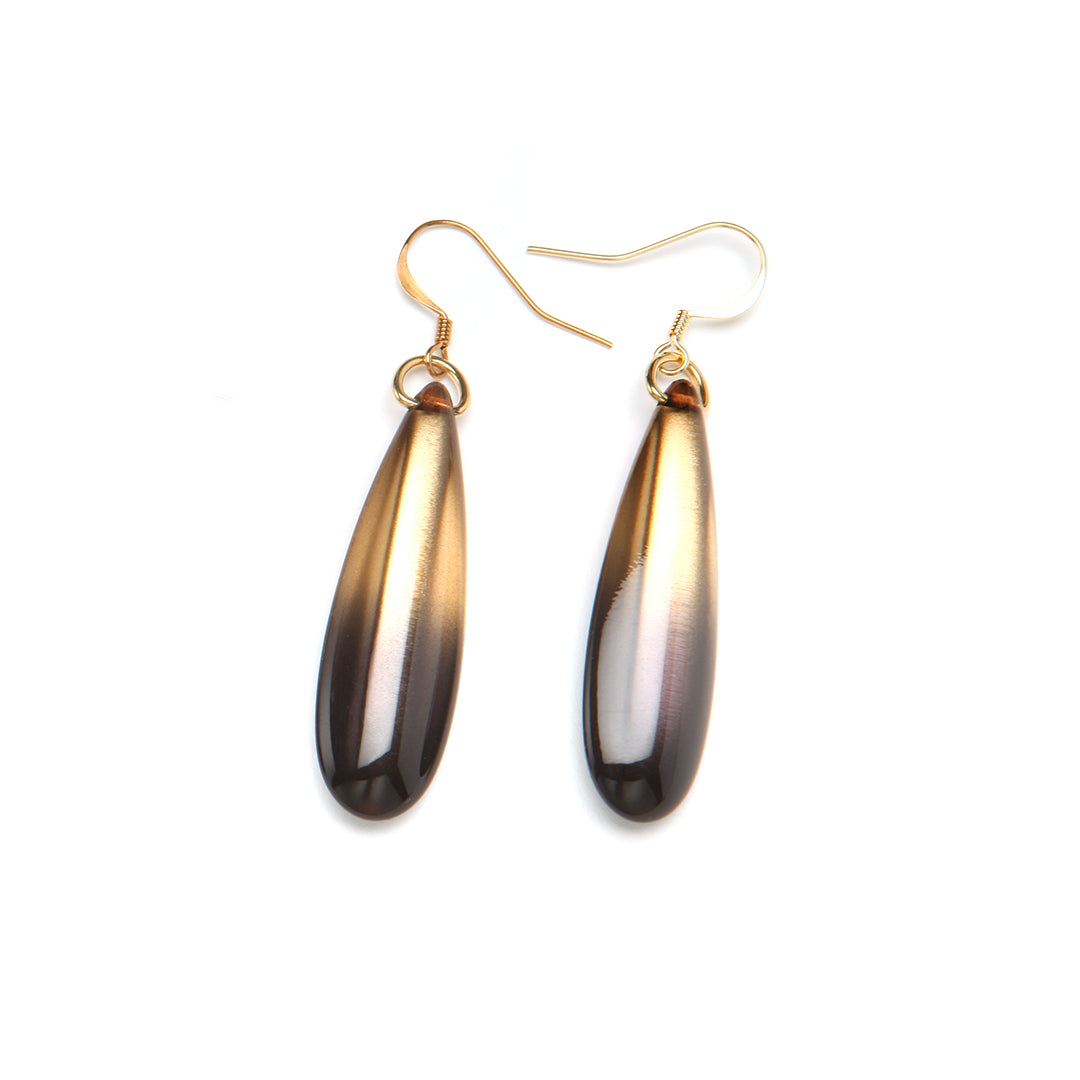 PONO Silvia H20 Earrings in Honey available at Barbara Katz