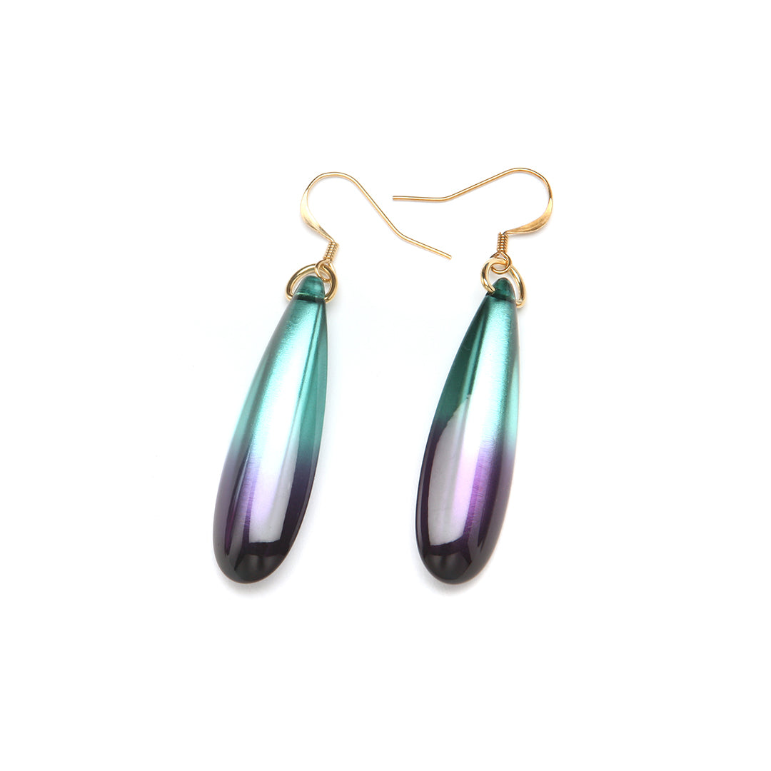 PONO Silvia H20 Earrings in Peacock available at Barbara Katz