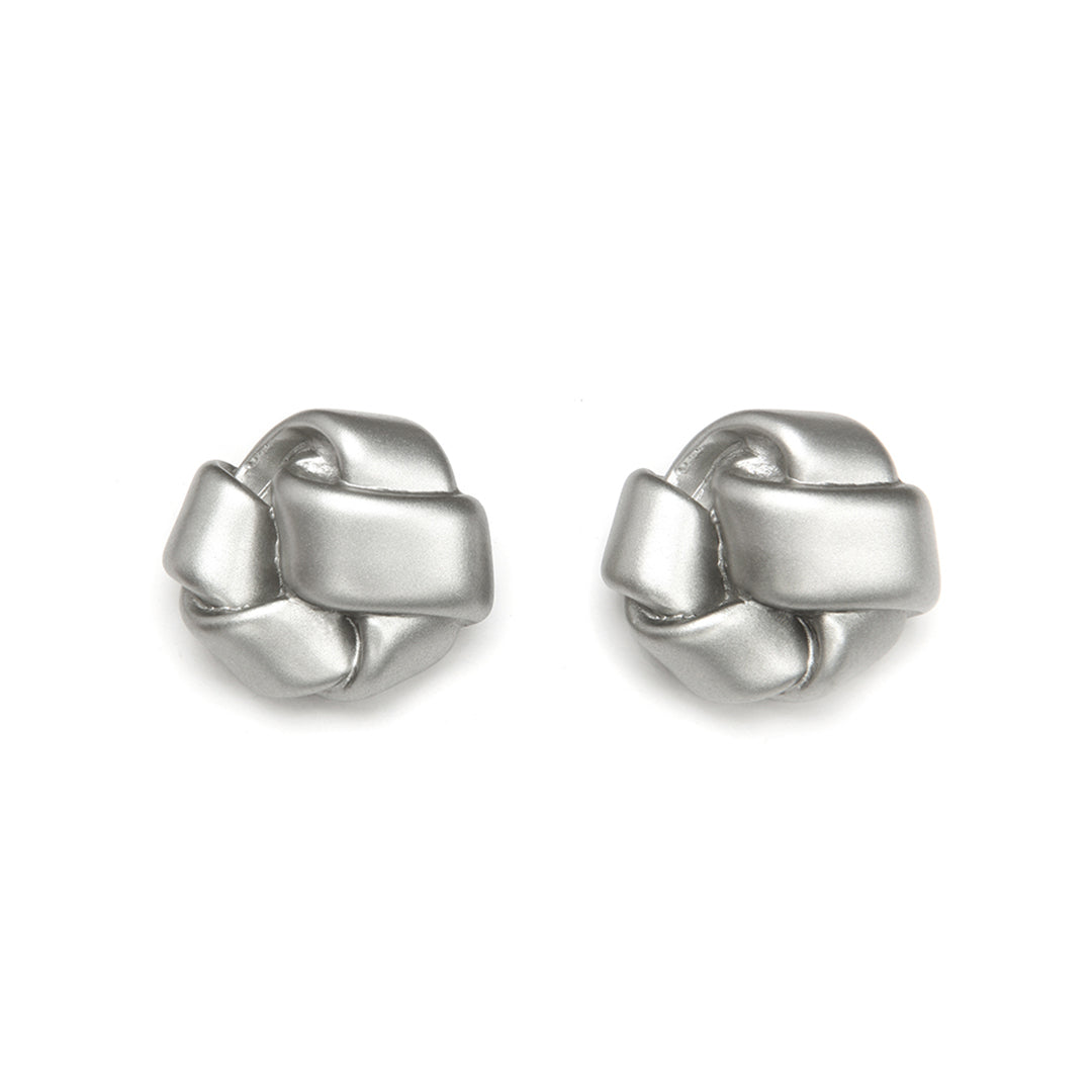 PONO Kari Barile Clip Earrings Silver available at Barbara Katz