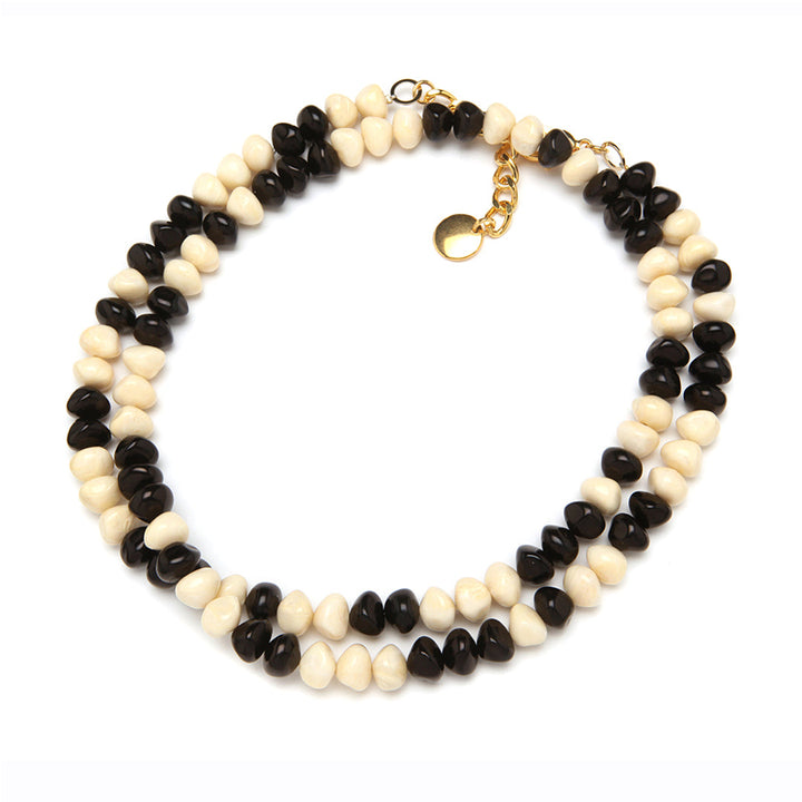 PONO Tess Necklace Licorice available at Barbara Katz