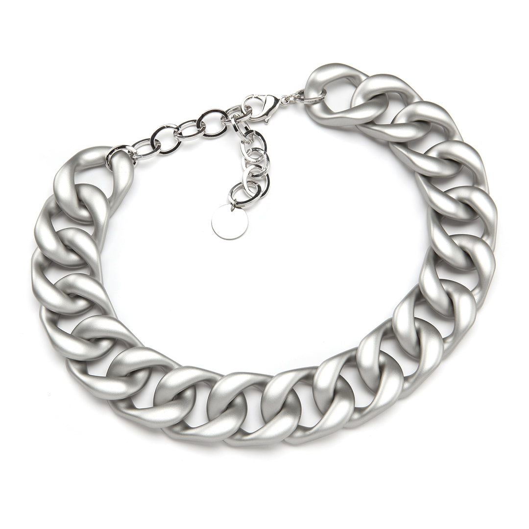 PONO Mini Barile Maria Necklace in Silver available at Barbara Katz