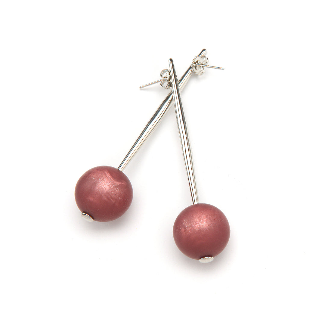 Pono Gale Earrings Cerise available at Barbara Katz