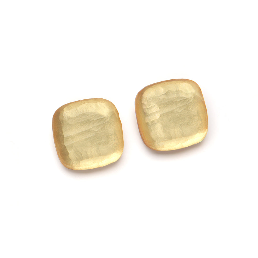 Pono Lara Ice Clip Earrings Citron available at Barbara Katz