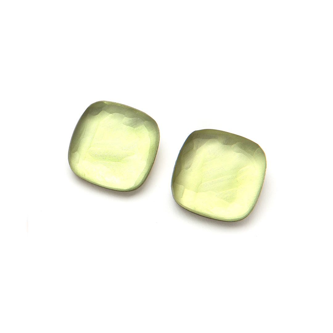 PONO Lara Ice Clip Earrings in Leaf available at Barbara Katz