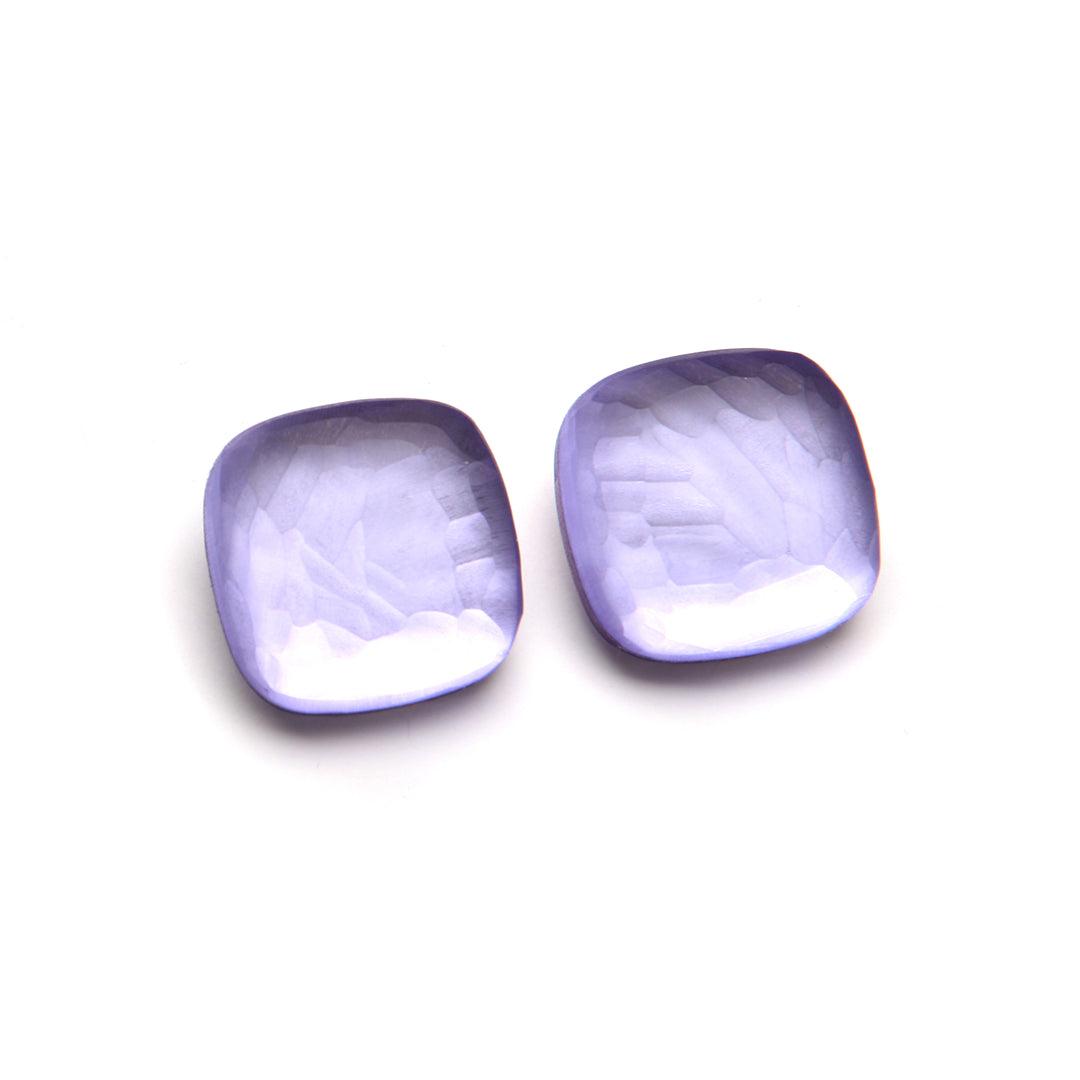 PONO Lara Ice Clip Earrings in Wisteria available at Barbara Katz