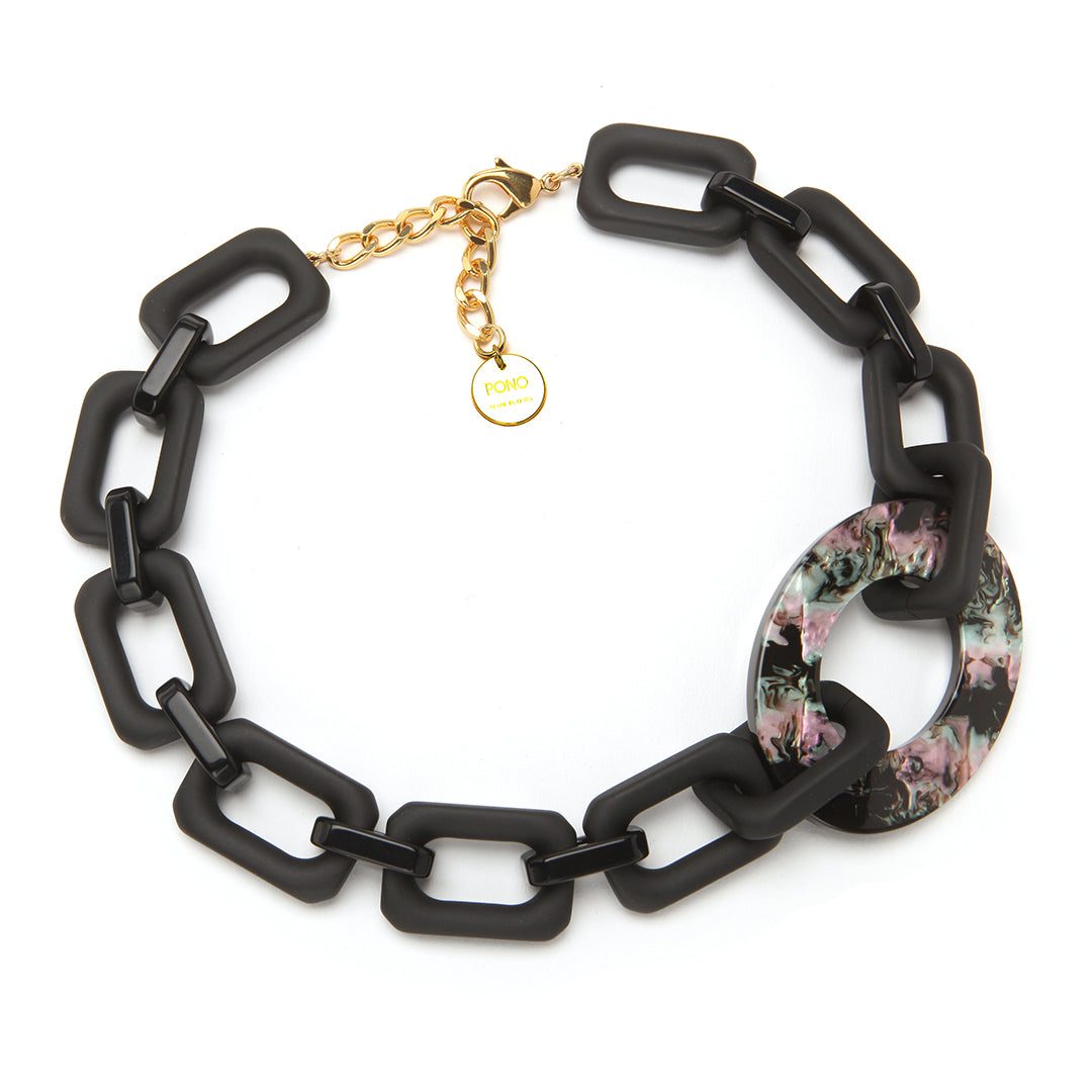 PONO Claudia Necklace in Black Pearl available at Barbara Katz