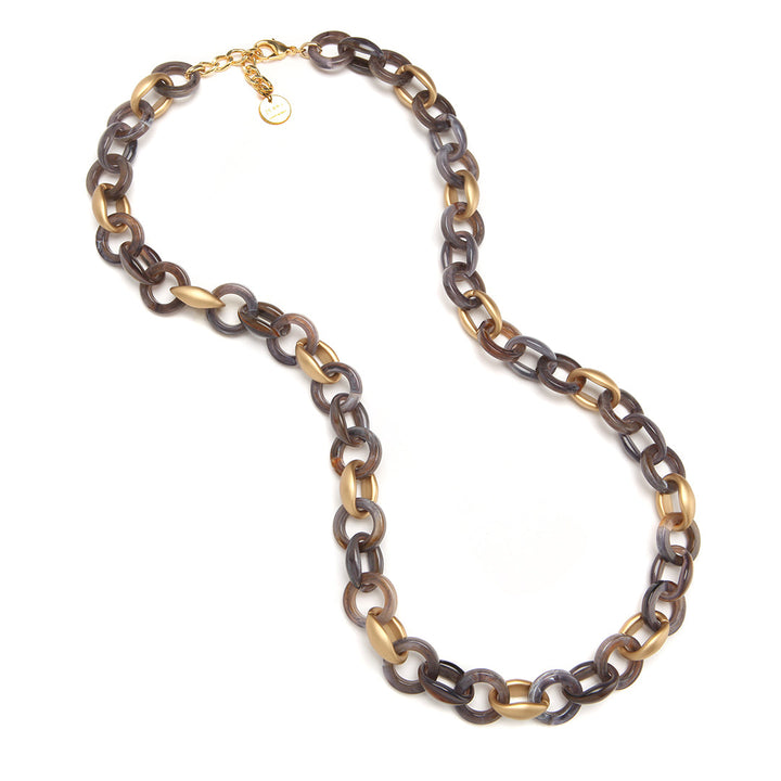 PONO Natalia Necklace in Marcasite available at Barbara Katz