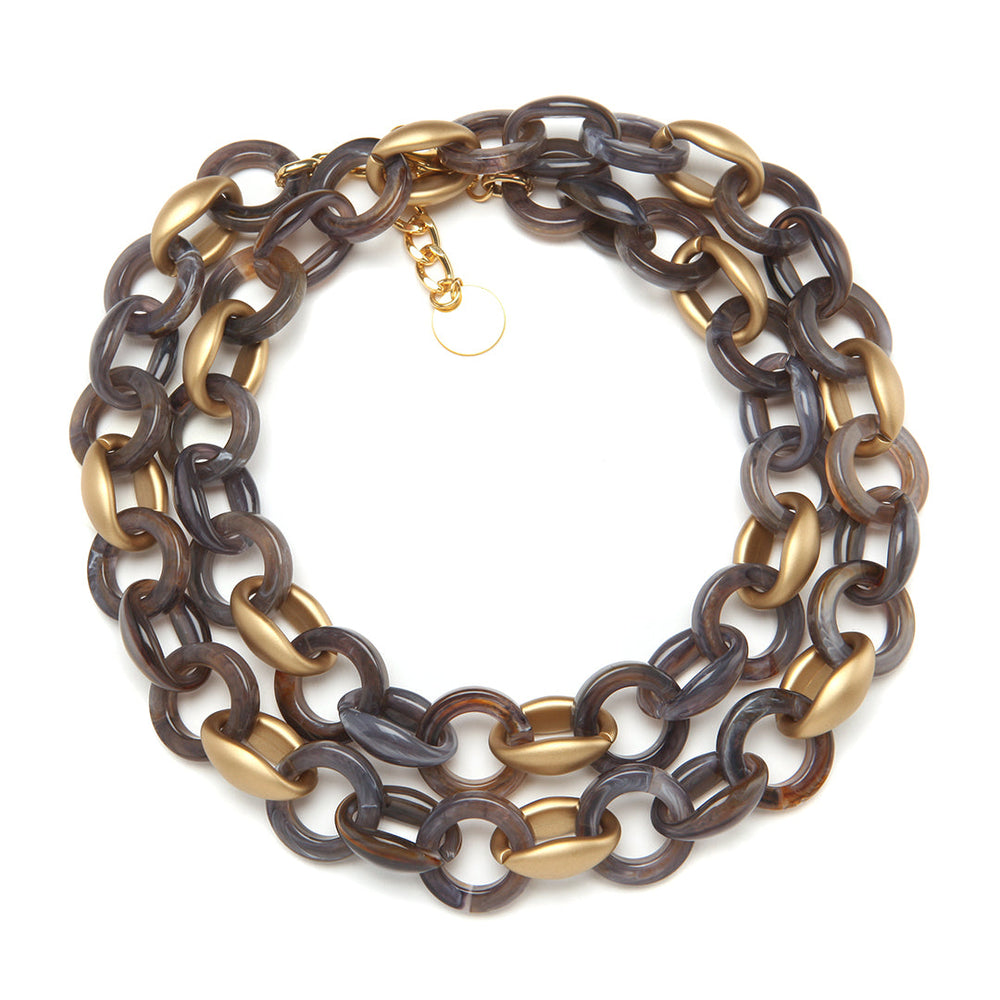 PONO Natalia Necklace in Marcasite available at Barbara Katz