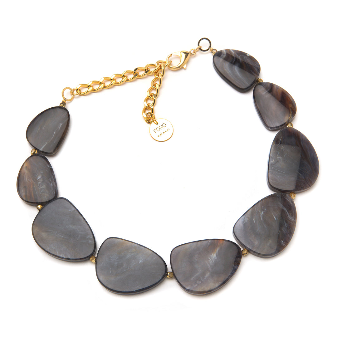 PONO Gemma Necklace in Marcasite available at Barbara Katz