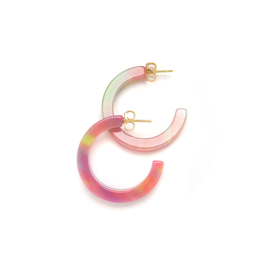 PONO Fia Earrings in Flamingo available at Barbara Katz