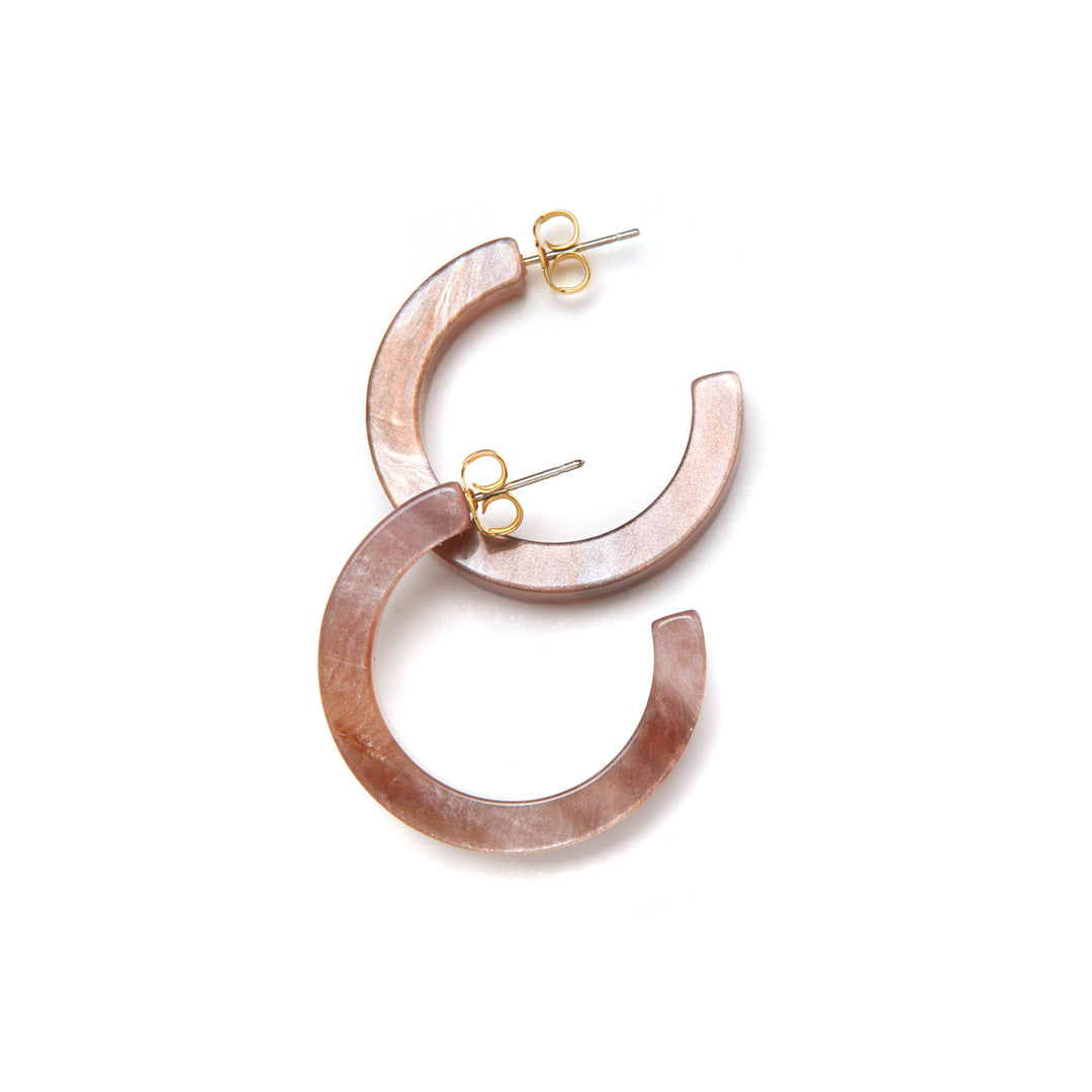 Pono Fia Earrings Mocha Mist available at Barbara Katz