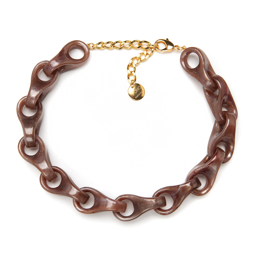 Pono Audrey Necklace Mocha Mist available at Barbara Katz